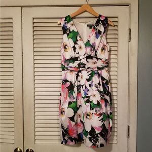 Lauren Ralph Lauren Floral Sheath Dress 10